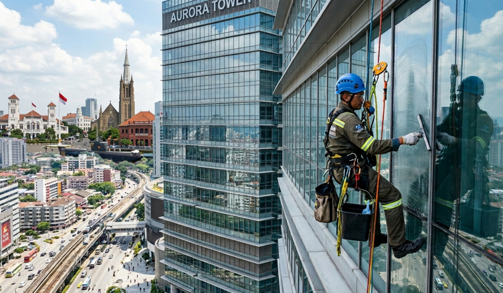 jasa rope access di kota surabaya