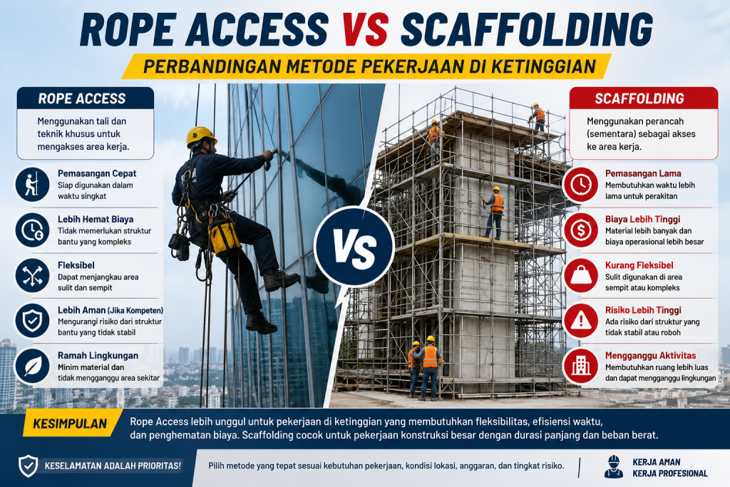 Rope Access vs Scaffolding